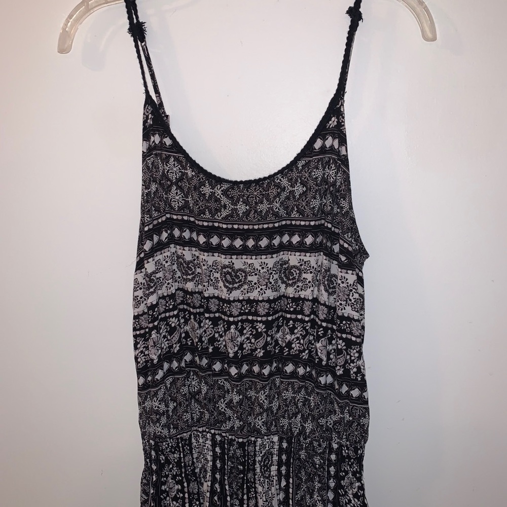 Black and white jumpsuit